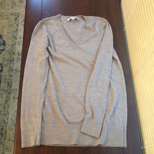 LOFT Brown V-neck Sweater